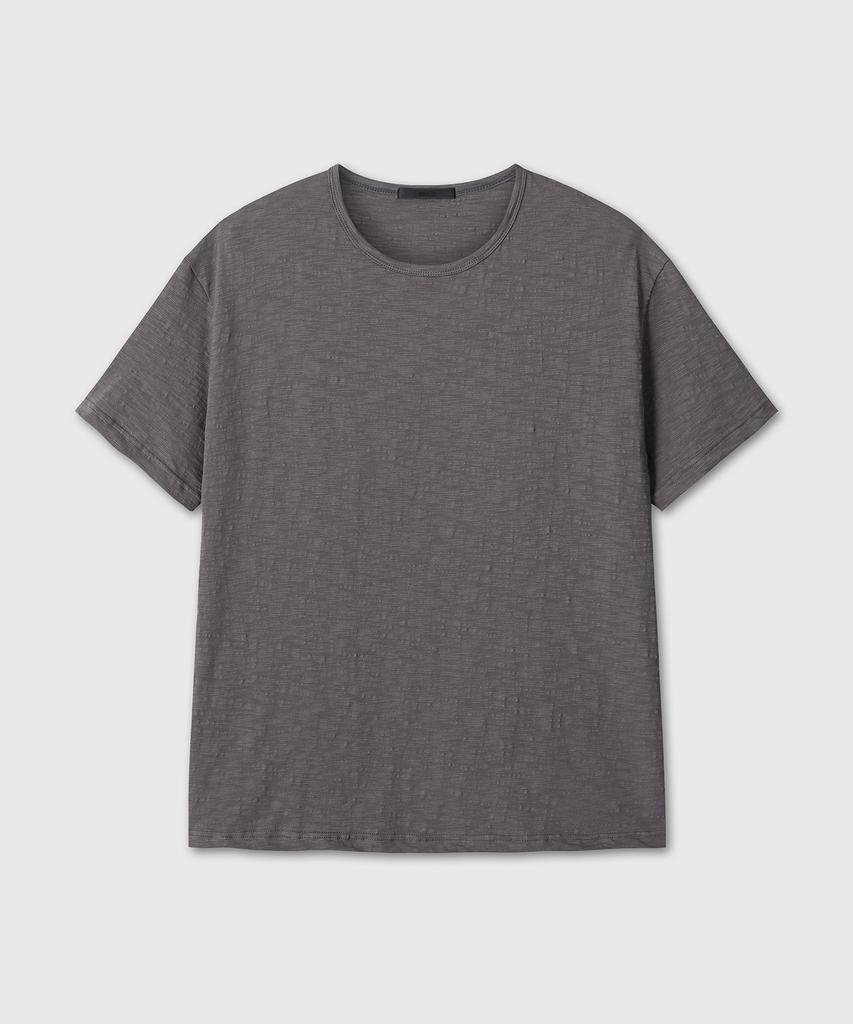 Daibeuin Slub Texture T-Shirts (Charcoal)