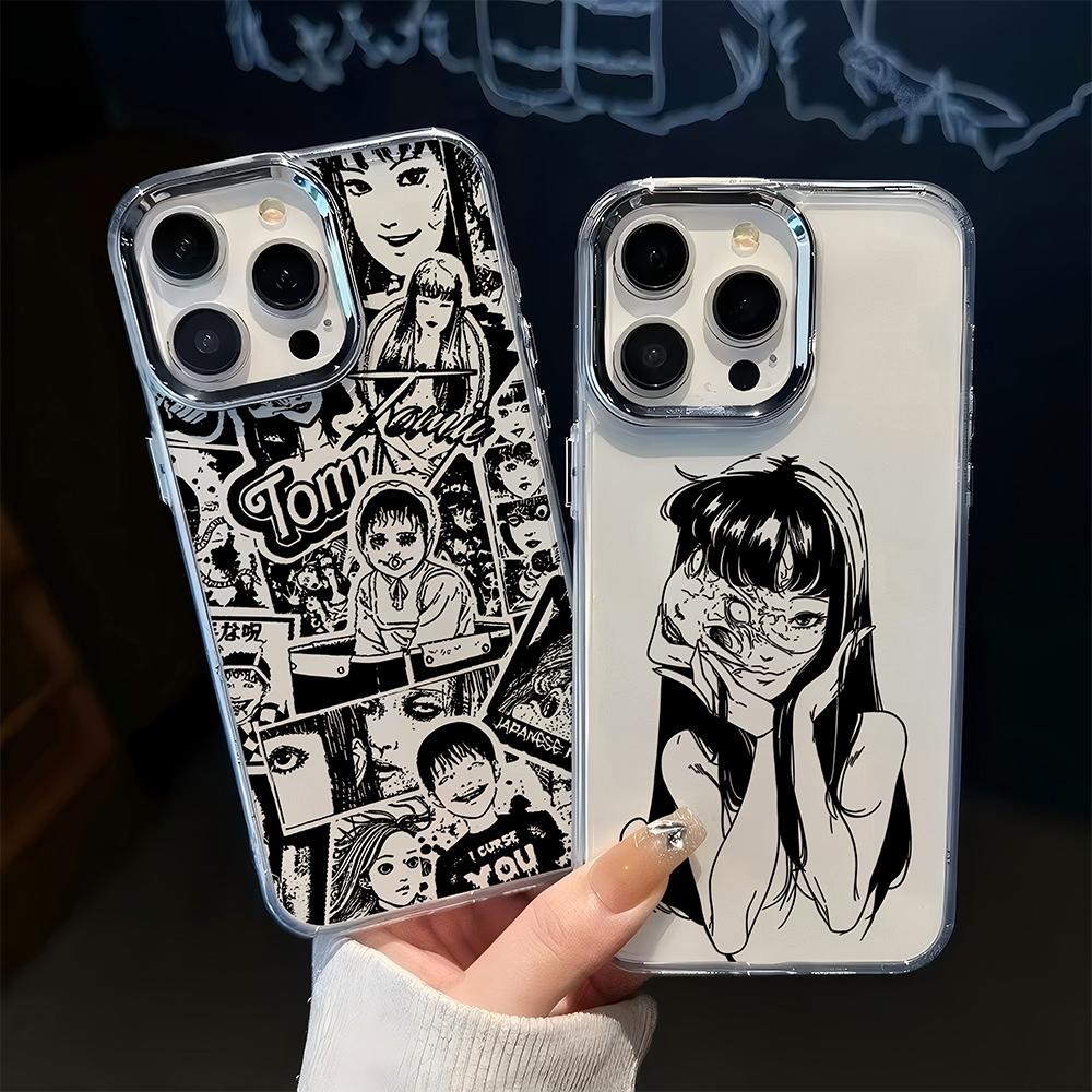 New Comics Junji Ito Horror Hot Anime Phone Case For iPhone 17 16e 16 15 14 13 12 11mini Pro Max X XR XSMAX Air Plus Soft Cover
