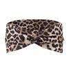 Retro Kariertes Florales Strick-Schweißabsorbierendes Yoga-Stirnband - Breites Outdoor-Haaraccessoire