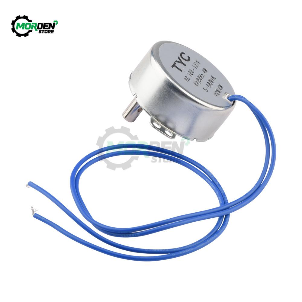 Synchronous Motor Large Torque 11/61Hz AC 111-117V 1-6RPM/MIN CCW/CW 1W Motor Accessories Power Supply