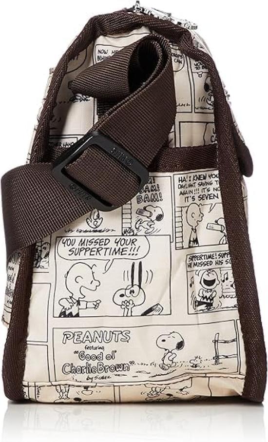 Hapitas Snoopy Carry-On Shoulder Bag, Small, Town Shoulder Bag, SNOOPY H0131 PN22. Comic Natural