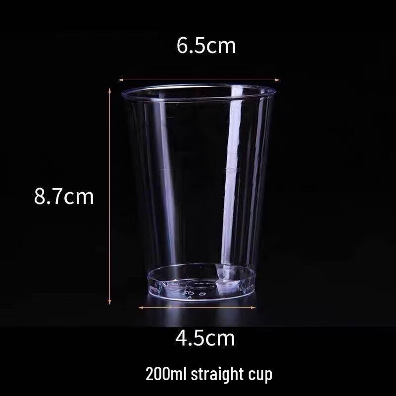 777 Transparent Hard Plastic Disposable Cups