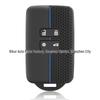 Dongfeng Renault Kadjar/Koleos 4-Button Silicone Key Cover with Honeycomb Pattern