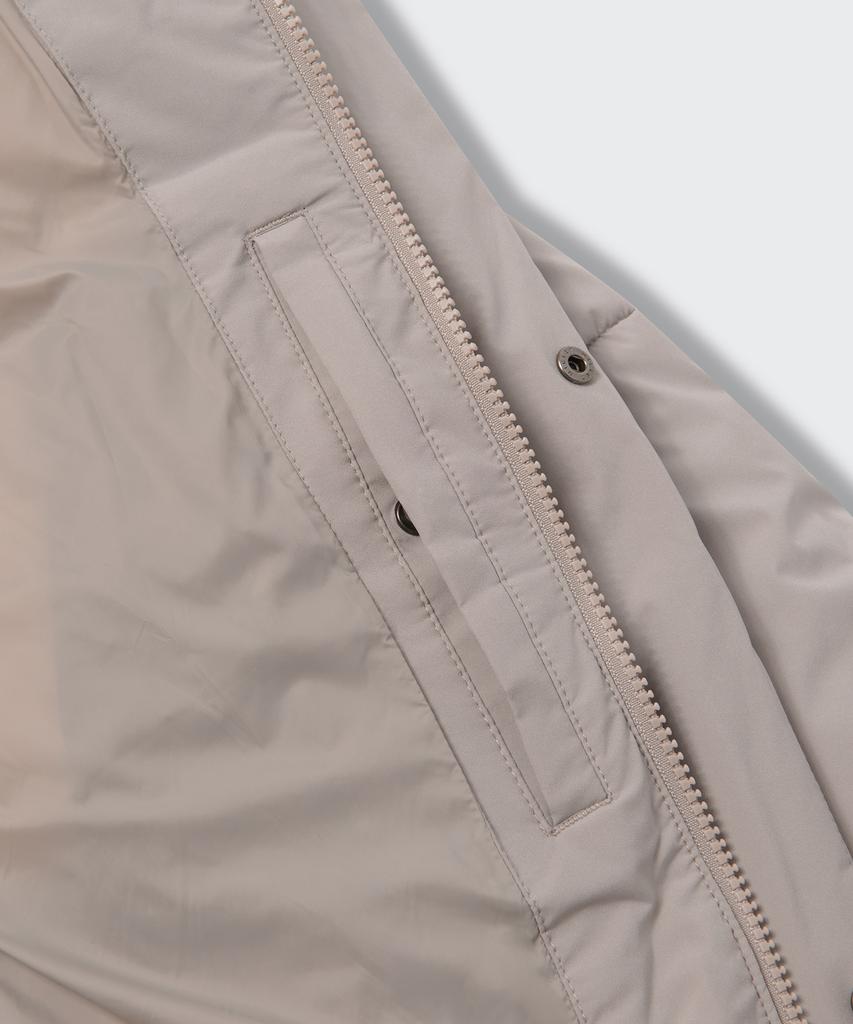 Musinsa Standard Daily Puffer Hooded Short Padded Jacket [Light Beige]