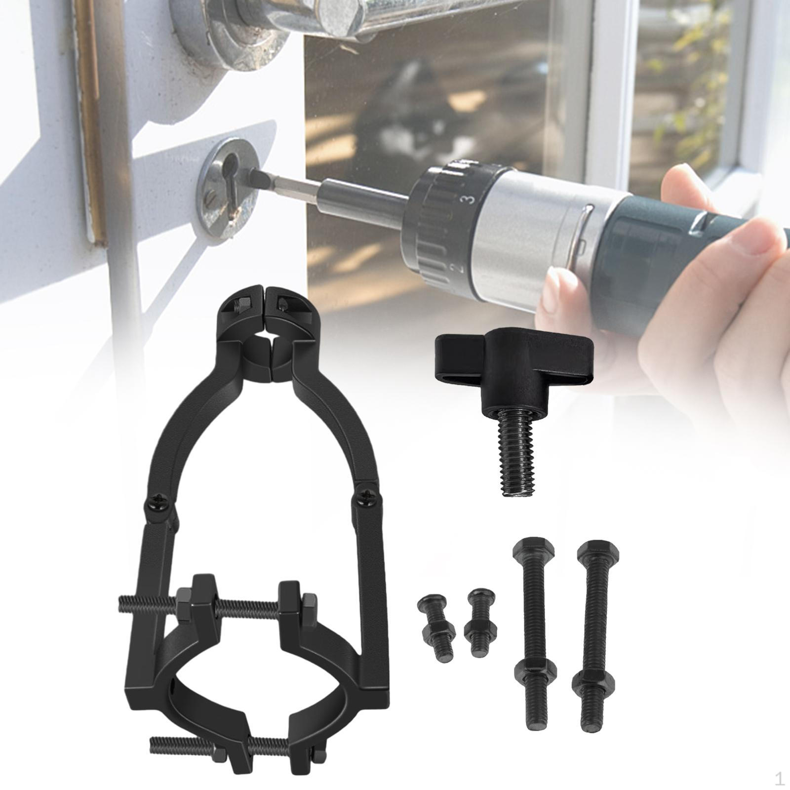 

Электрическая дрель, кронштейн с квадратным отверстием, преобразователь, черный профессиональный аксессуар, легко устанавливается из нержавеющей стали