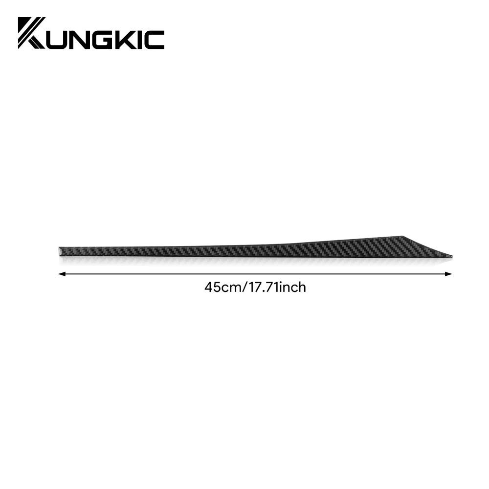 For Subaru BRZ Toyota GT86 2012-2016 2017 2018 2019 2020 Real Soft Carbon Fiber LHD RHD Car Co-pilot Console Dashboard Strip
