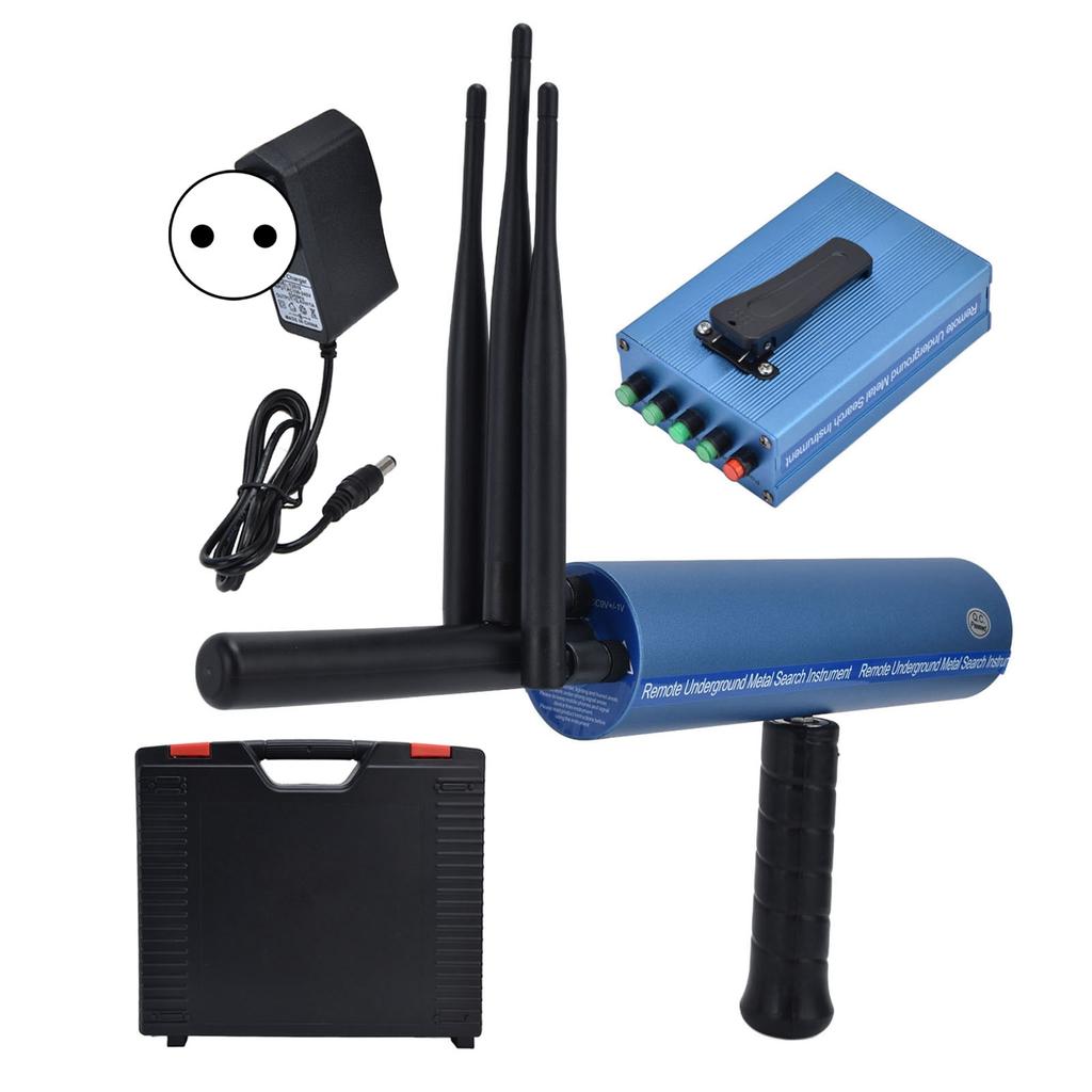 AKS Metal Detector Handheld Metal Finder 3 Antennas with 1200 Meters Range High Accuracy Blue for Metal Dectecting