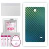 apgo Protective Skin Sticker for the Back Compatible with Samsung Galaxy Tab 4 7.0 SM-T230, Wrap Film, Foil, Vinyl - Pattern Carbon Chameleon CAKA1