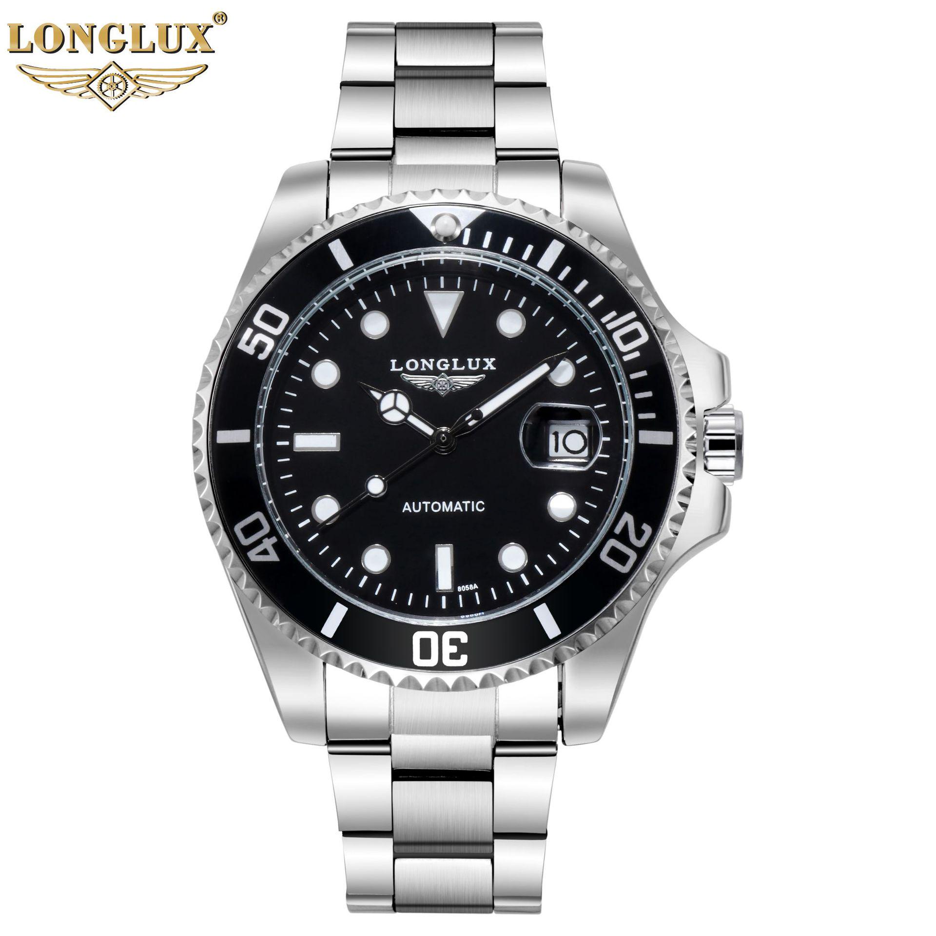 

LONGLUX Men s Automatic Mechanical Watch: Hot Water & Waterproof Design