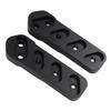 Passenger Floorboard Relocate Kit Adjustable Aluminum Black Powder Coating 41‑425 for Spyder RT 2020 Onwards