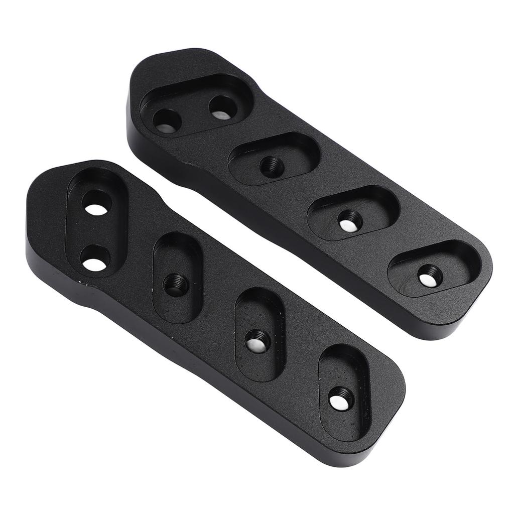 Passenger Floorboard Relocate Kit Adjustable Aluminum Black Powder Coating 41‑425 for Spyder RT 2020 Onwards