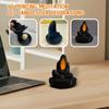 3D Printed Meditation LED Candlestick Ornaments, Creative Incense Burners, Home Decorations (without LED Candles)