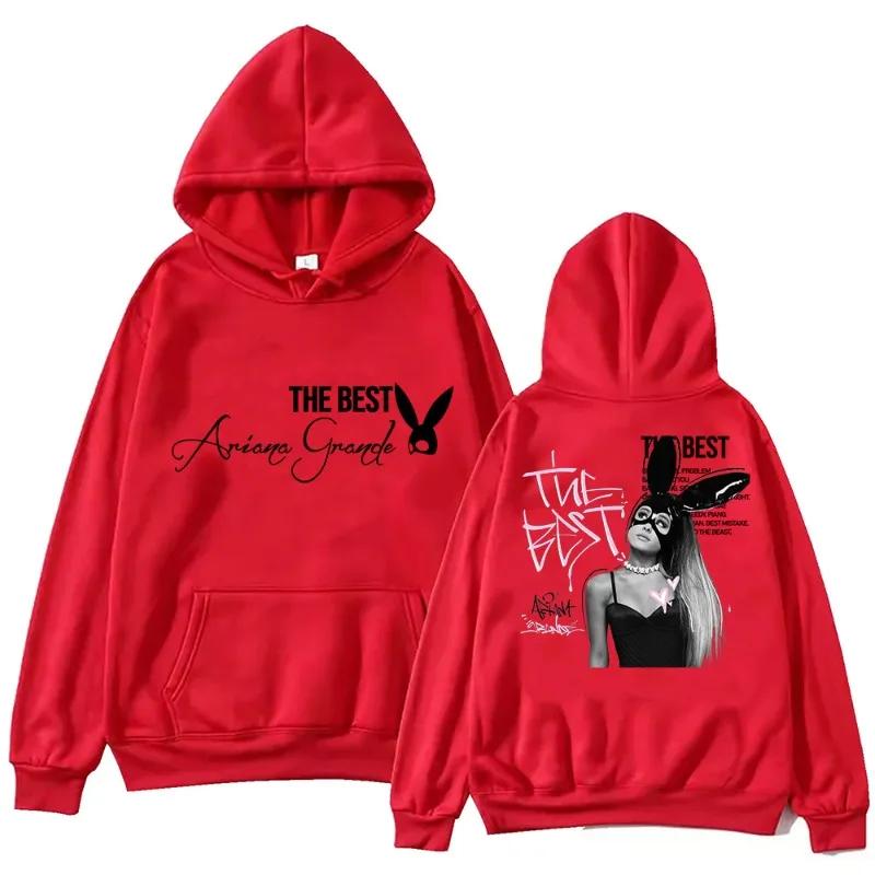 Ariana Grande Herren- und Damen-Hoodies, Harajuku Hip-Hop Pullover, Hoodies, Sweatshirts, modische Damen-Streetwear