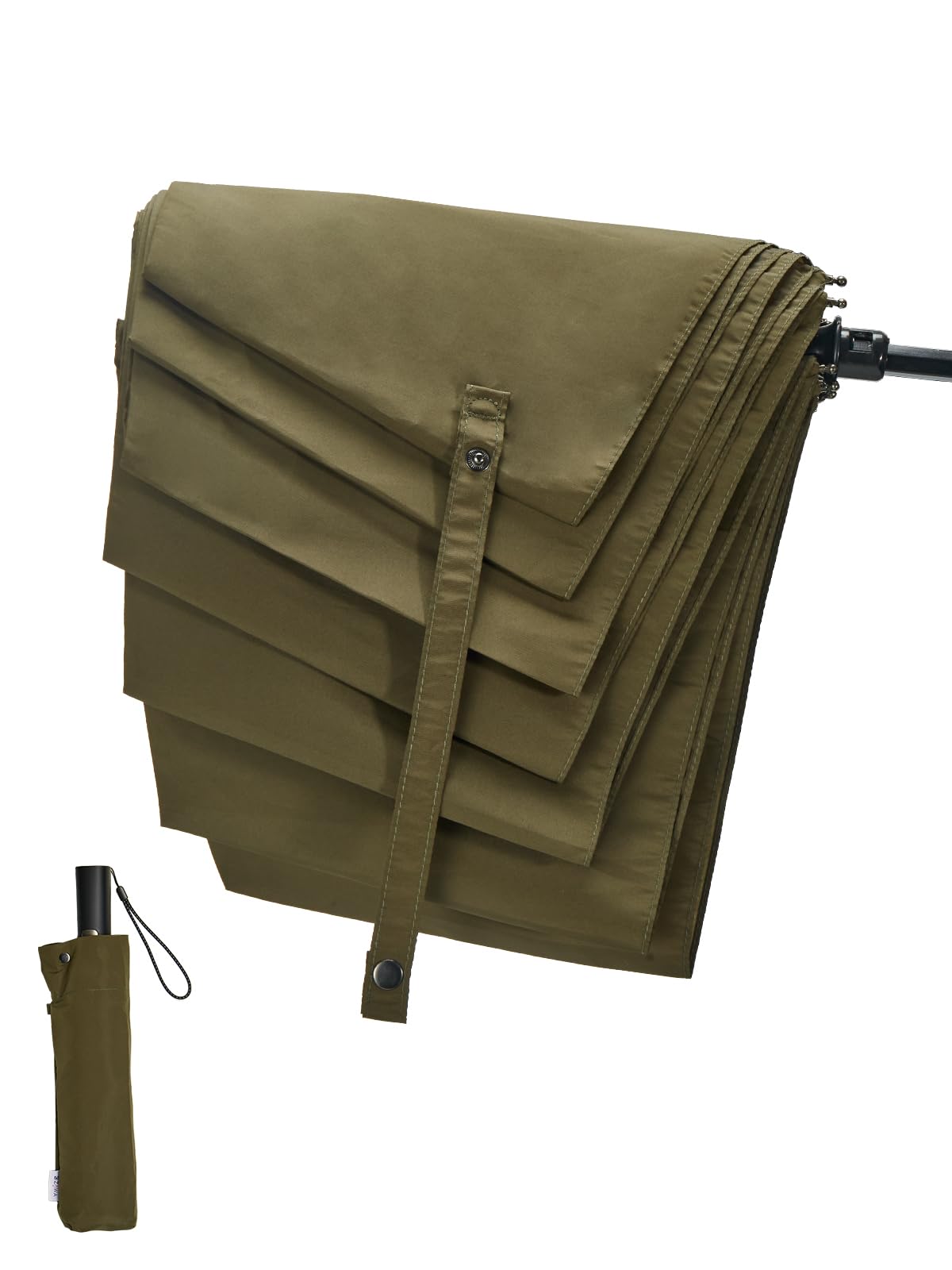 

KIZAWA Folding Automatic Folding Level 5 Water Rain Umbrella with 8 65cm Main Rib Umbrella, Shape-Resisting, One-Touch Open/Close, Large, Men s,