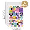 Premium-Quality 16 Superior-Grade Sheets 1200+ Planner Premium-Quality Sticker High-Standard For High-Standard Planner Superior-Grade Journal