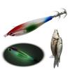 Luminous Artificial Squid Hook Bionic Shrimp Baits Wood Shrimp Cuttlefish Hard Bait for Cuttlefish Sea Fishing