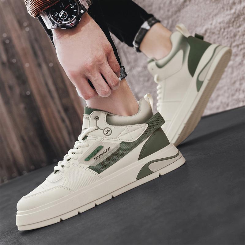 Ny mote Høst Og Vinter Høytopp for menn Martin Boots Studenter Mann Gutter Trending Soft Sole Arbeidssko Arbeidsbeskyttelse Martin Sneakers