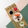 Sushi Serving Tray Dish BBQ Seafood Sashimi Holder Japanese Plate for Desserts