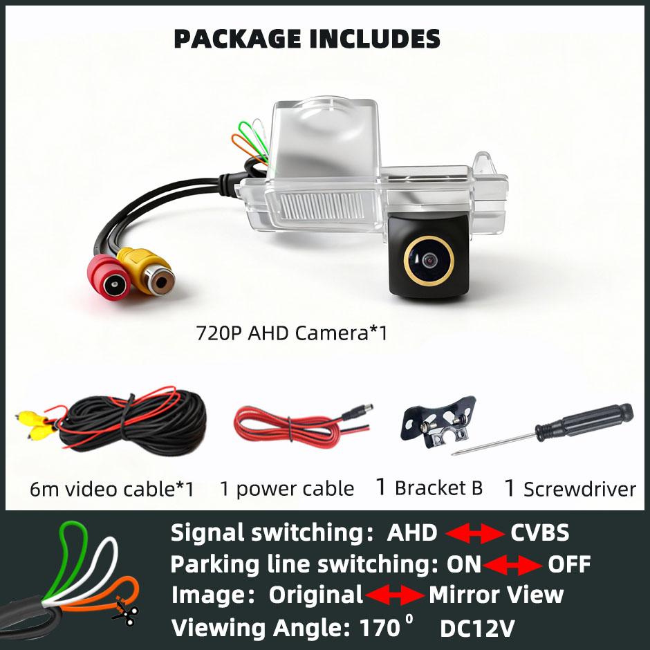 

Backup Camera Rear View Reverseing Cam 170° AHD1080P/720P Parking Fits SsangYong Korando Rexton Kyron ActYon Stavic Rodius