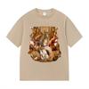 Funny Squirrel Meme Graphic Tshirt Unisex Women Casual Oversized Short Sleeve T Shirts Fashion High Quality Cotton Tees Streetwear