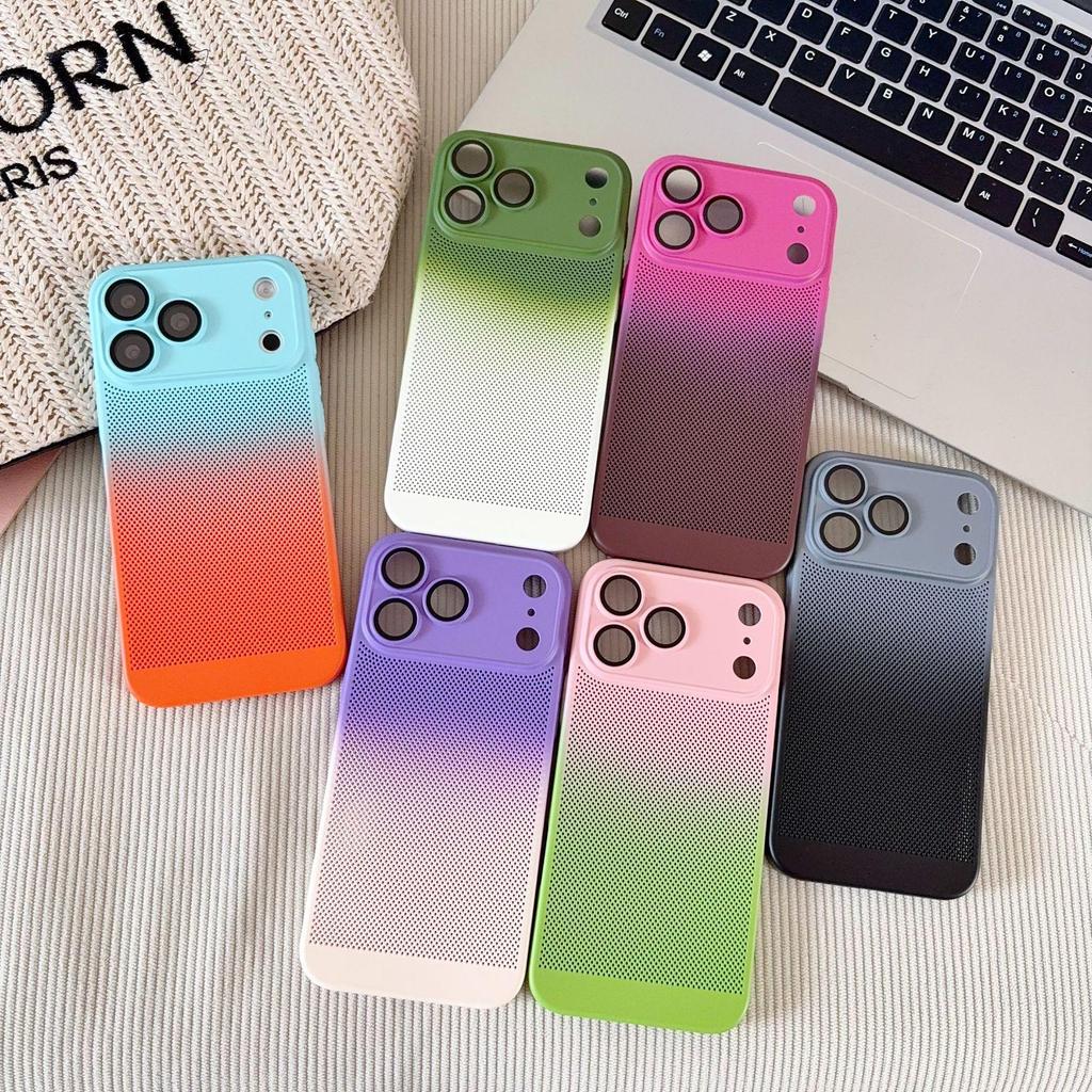 Apple 17 Pro Max Heat Dissipation Gradient Case with Ultra-Thin Skin-Feel and iPhone 16 Lens Protective Film