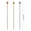 10Pcs Cocktail Picks Stainless Steel Martini Picks Reusable Metal Cocktail Pick