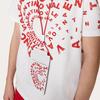 Valentino Garavani Amore Print Neck Strap Phone Bag Men Phone Bag White WY2P0-T13TSZ-CG9