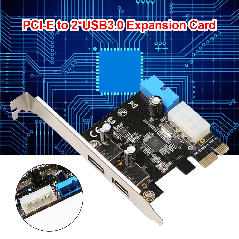 Expansion Card PCI Express to USB 3.0 Hub Adapter Express Card 20pin Connector PCIE HUB Adapter Riser Card