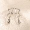 Chic Irregular Water Drop Stud Earrings: Unique Design for Women’s Fashion