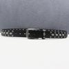 Belt Western Rivet Belt Genuine Leather Diamond Accessories Gothic Heavy Industry American Belt