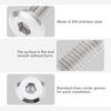 Smgda 20-Pack M6 X 15mm Flat Head Socket Cap Screws, Flat Head Bolts with Nuts, Washers, and Allen Wrench, 304 Stainless Steel Bright Finish Hex Socke