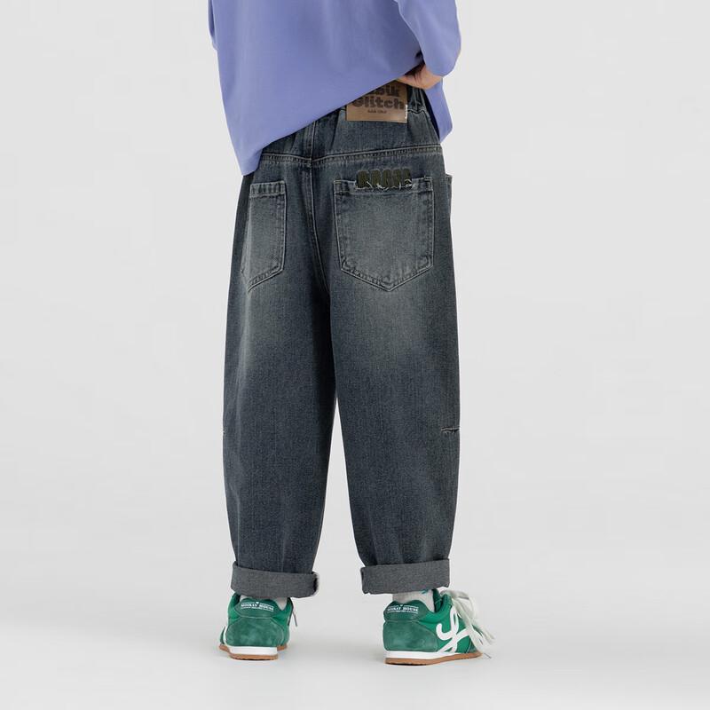 Boys' Casual Straight-Leg Denim Jeans