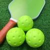 3PCS Silent Pickleballs for Indoor Practice, 74mm Quiet Training Balls for Drills, Soft Hollow Balls, Noise Reduced Pickleball