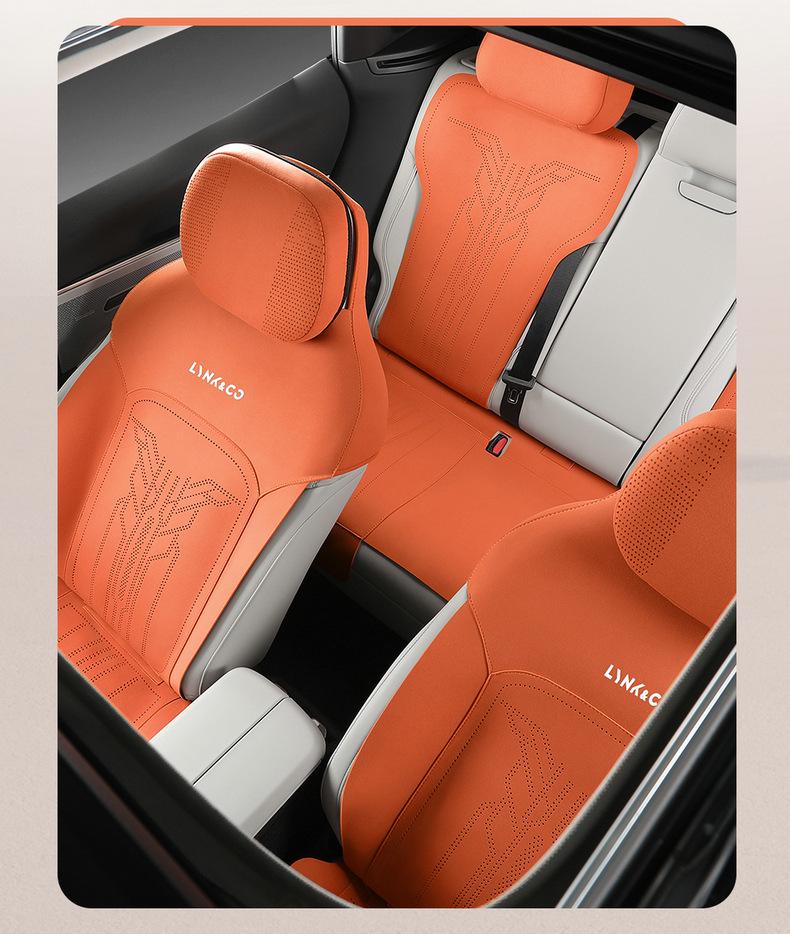 Lynk 08 Universal Suede Car Seat Cushion, Ventilated & Half-Wrap Design for All Seasons