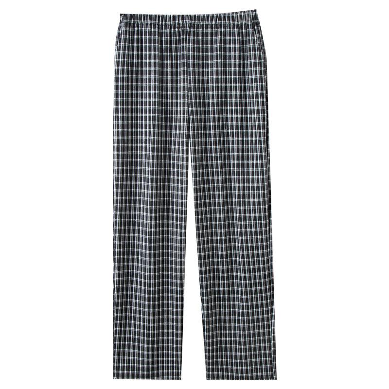 Men's Fall Winter Warm Pajama Bottoms Plaid Pajamas Pants for Men Soft Long Lounge Sleepwear Woven Pj Sleep Pant with Pockets Outdoor Casual Pants