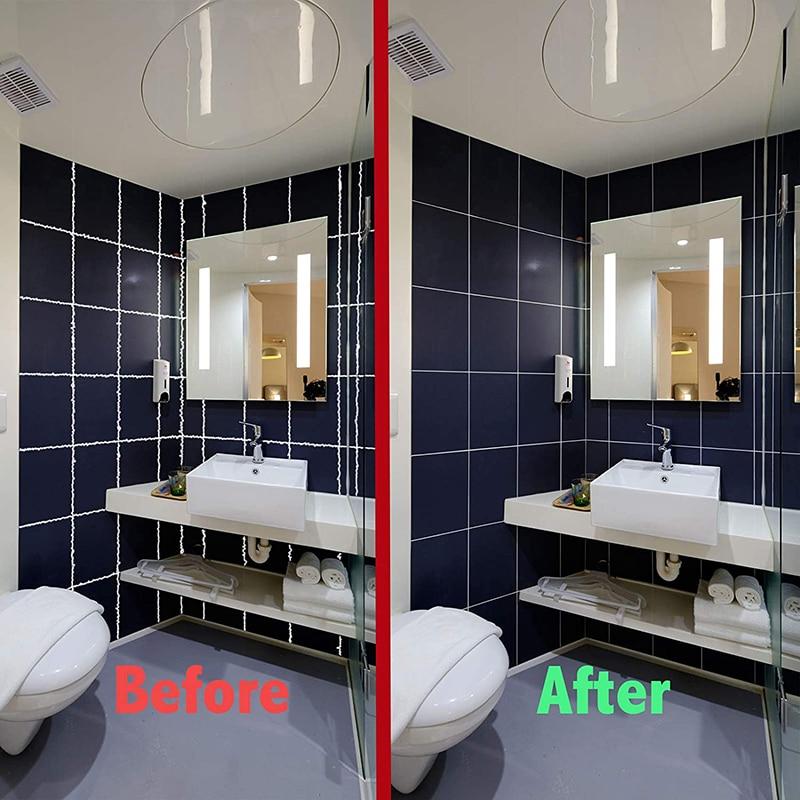 Dispozitiv de îndepărtare a siliconului multifuncțional 3 în 1 Dispozitiv de finisare a calafătului Sigilant Racletă netedă Kit de chituire Instrumente de calfeftare din silicon