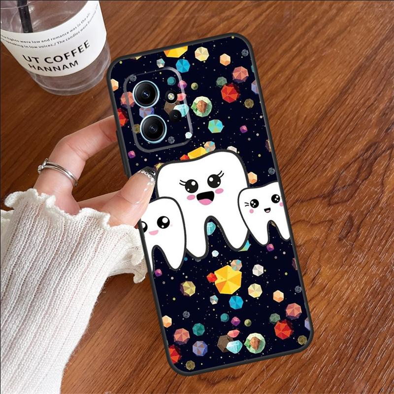 Cartoon Dentist Dental Teeth Case For Xiaomi Redmi 14C 13C 10C 12C Redmi Note 14 Pro 13 12 11 9 10 9S 10S 11S 12S Cover