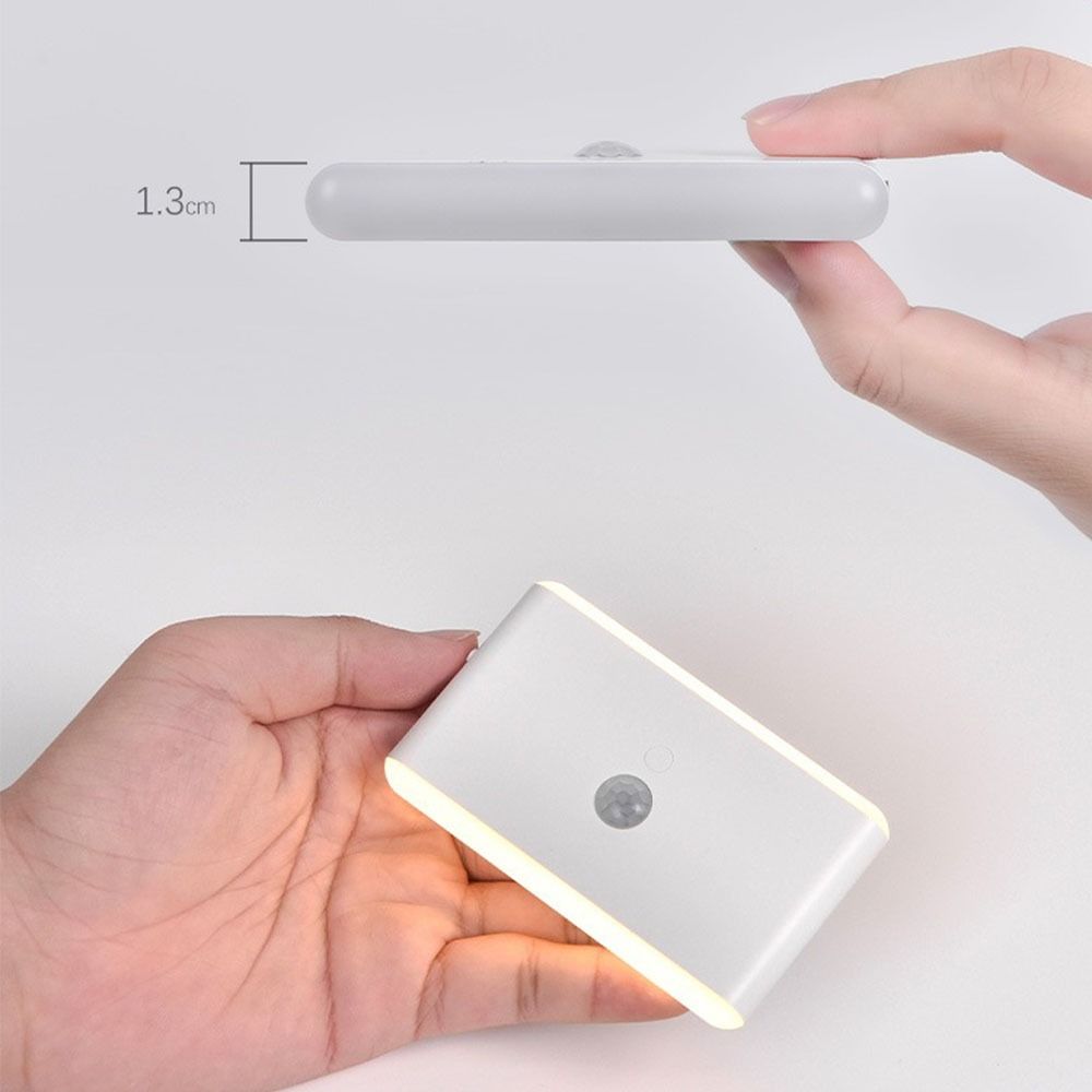 Motion Sensor LED Motion Sensor Night Light Wireless Magnetic Magnetic Wall Lamp RGB Dimmable Lighting RGB Cabinet Light