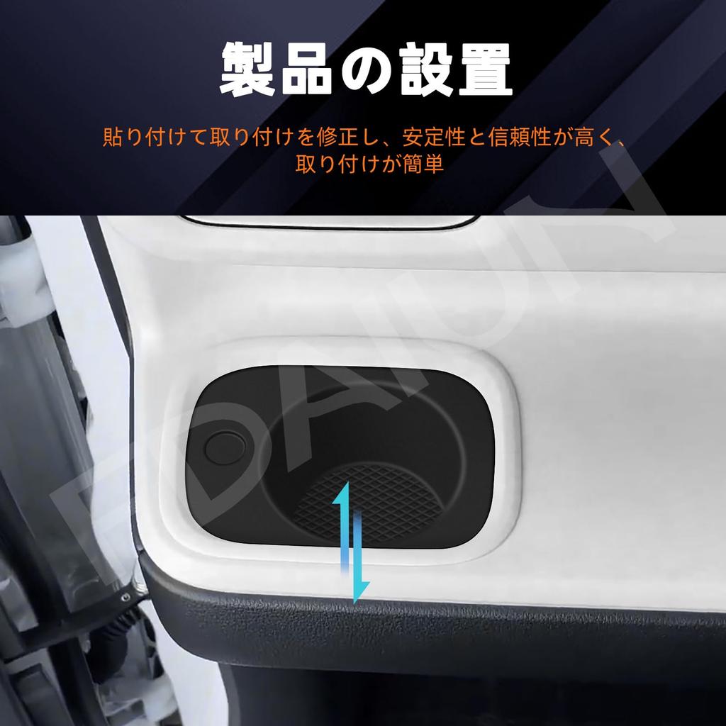 FDAIUN Silicone Car Cup Holder Coaster, Daihatsu Move Canvas, 2nd Generation, LA850/860S Type, Fits