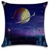 Car Living Room Sofa Cushion Cover Luxury Home Decoration Pillow Cover Sky Galaxy Print Pattern Cushion Cover