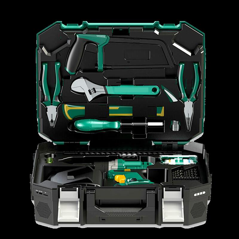 SATA 05151 Advanced 88-Piece Home Tool Kit CN plug (adapter included)
