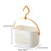 1pc Hanging Shower Toiletry Bath Kitchen Baskets Tub Corner Organizer Dorm Tote Hooks Rack Hangable Storage Basket with Hook