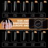 Clear Gel Nail Tips DIY Nail Extensions Transparent False Nails Art Decoration Long-Lasting Perfect for DIY Nail Art