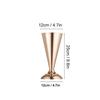 New Iron Flower Vase European Golden Metal Vases Exquisite Candle Holder Home