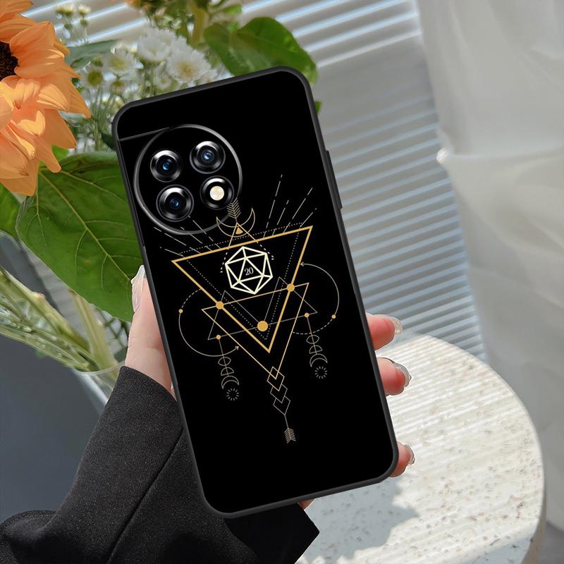 

Magical Polyhedral D20 Dice Case For OnePlus 15 15R 12 12R 13T 13R 13 11 10 10R 10T 8T Nord 5 CE 2 3 4 Lite N20 N30 Cover OnePlus Nord CE4Lite