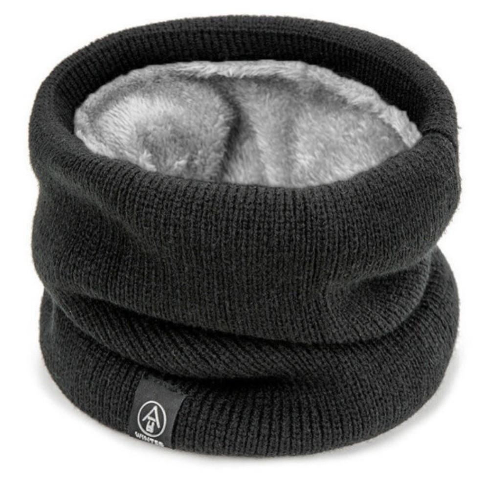Windproof Knitted Scarf Thickened Neck Warmer Fashion Neck Gaiter Skating