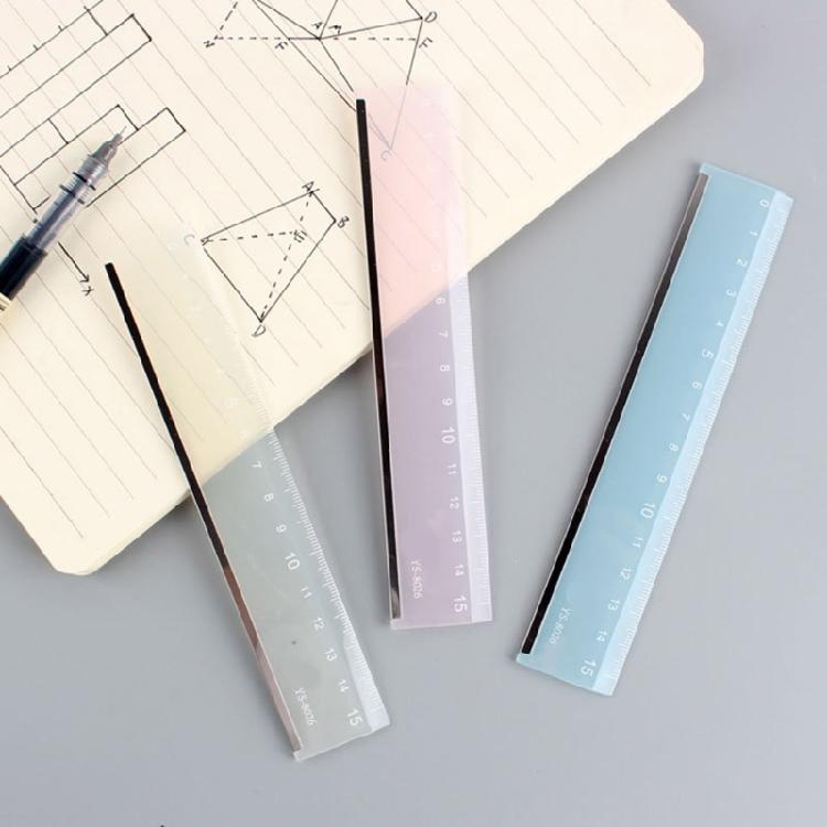 Shatter Resistant Translucent Ruler With Double Scale Clear Number Perfect For Drawing Crafting