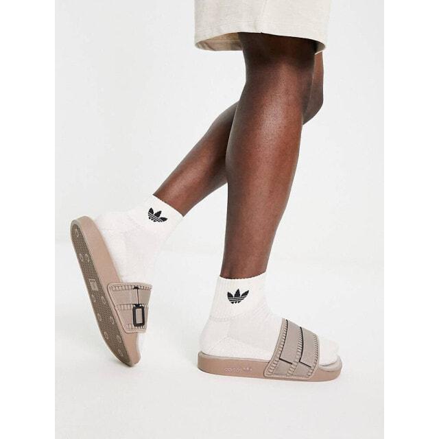 

Мелово-коричневые шлепанцы adidas Originals Adilette 2.0 Retro