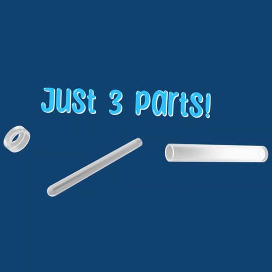 Ice Straw Maker Quick Release Easy To Clean High Temperature Resistant DIY Silicone Milk Juice Drink Cola Ice Straw Mold Kitchen Tool