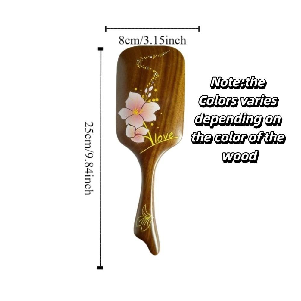 Anti Static Sandalwood Hair Comb Portable Air Bag Massage Comb Air Cushion Comb  Curly Hair